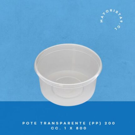 Pote Transparente 500 Cc. | Frutaplas| Potes transparentes
